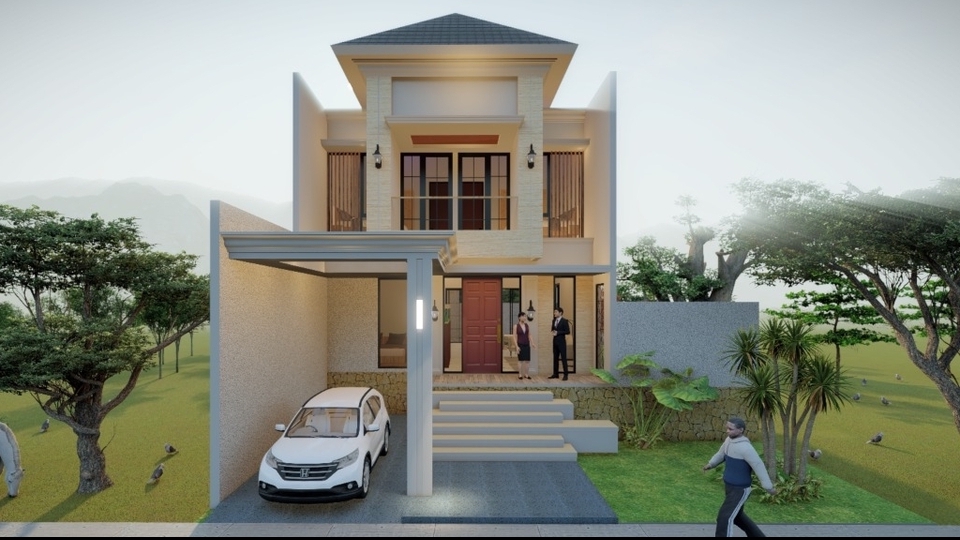JASA DESAIN PERMODELAN GAMBAR KERJA, IMB 2D DAN 3D