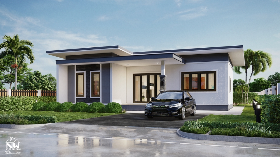 3D Perspective - 3D Perspective Interior Exterior and Video Present - 3