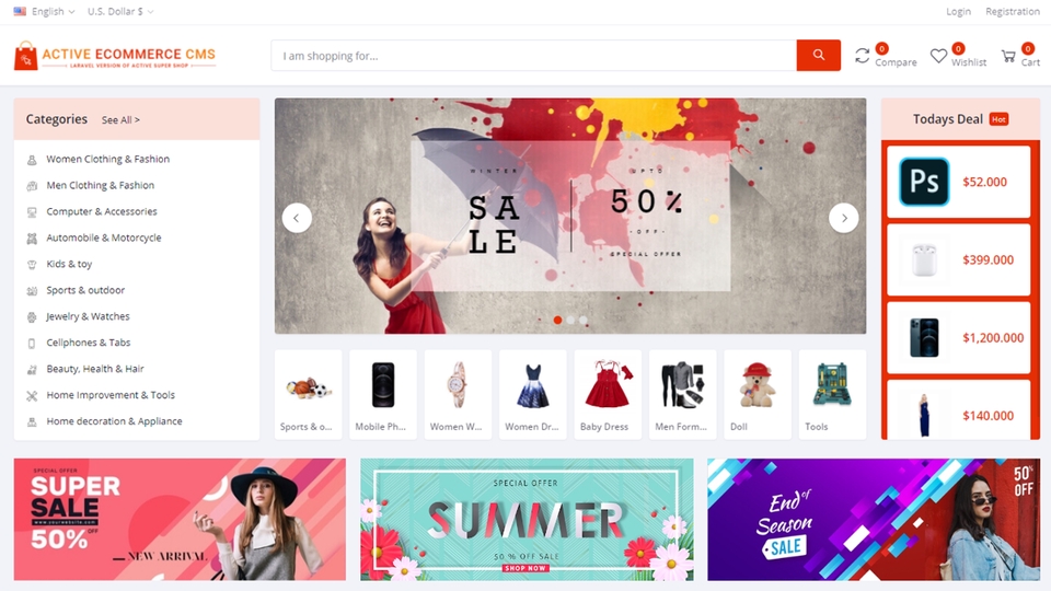 UX/UI Design for Web & App - เว็บไซต์ขายสินค้าสำเร็จรูป ระบบคล้าย Shopee ฟังก์ชั่นครบ - 3