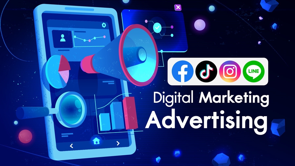 รับทำโฆษณาออนไลน์ รับยิงแอด รับทำ Facebook Ads โฆษณา Facebook รับลงโฆษณา IG รับทำ Line@ โฆษณา Twitter ยิงแอด TikTok โฆษณาโซเชียลมีเดีย
