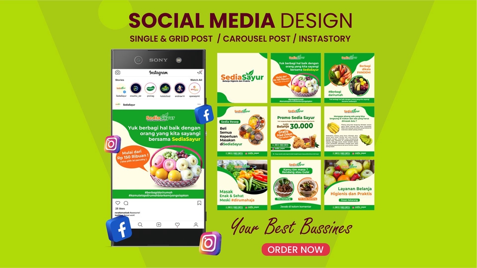 Banner Online - Desain Social Media Design | Banner Online | Carousel Post | E- Flyer Revisi Unlimited - 4