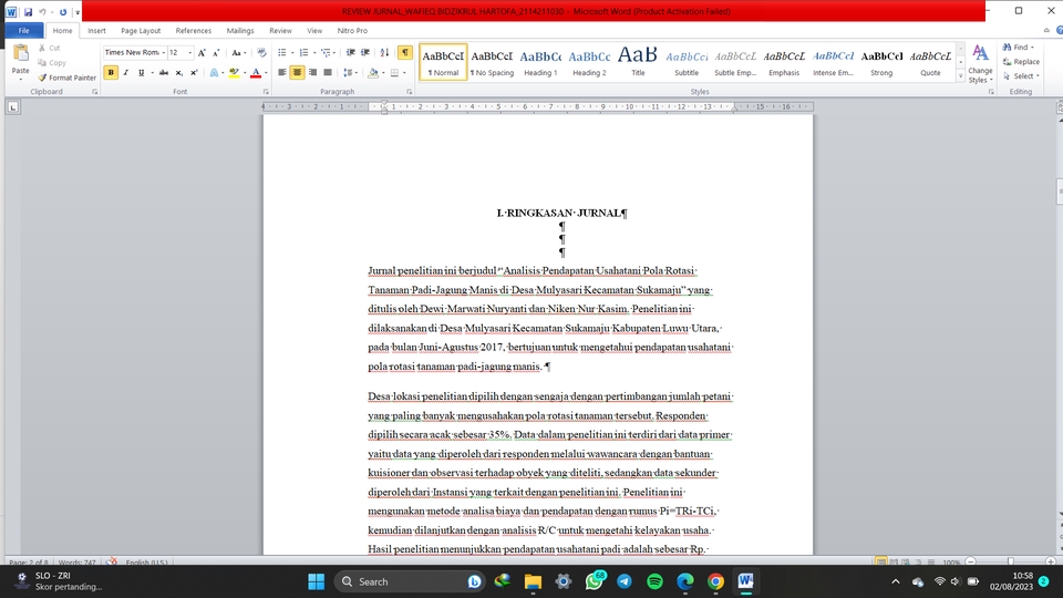 Pengetikan Umum - Jasa pengetikan (microsoft word) - 4