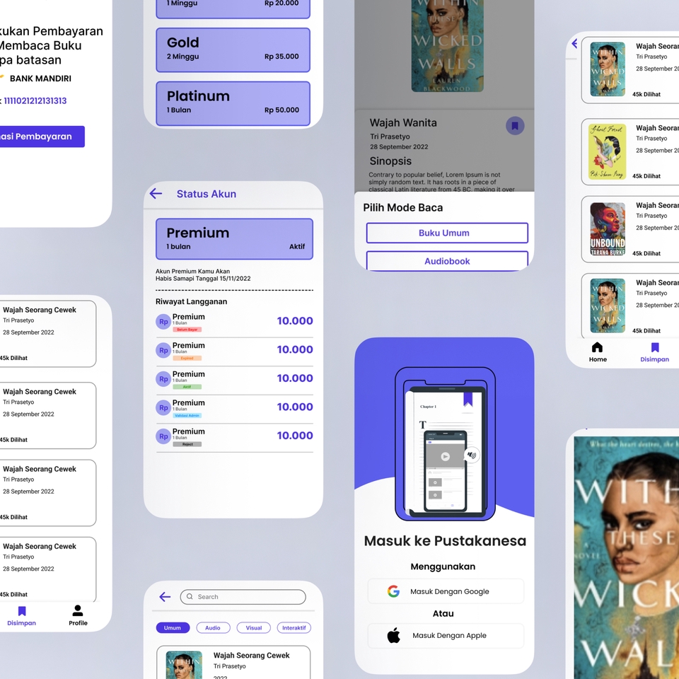 Design UI/UX Mobile & Website (Development)