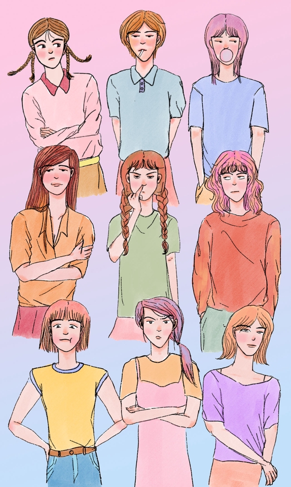 วาดภาพประกอบ - รับวาดภาพการ์ตูนคาแรกเตอร์ คู่รัก & เพื่อน - 17