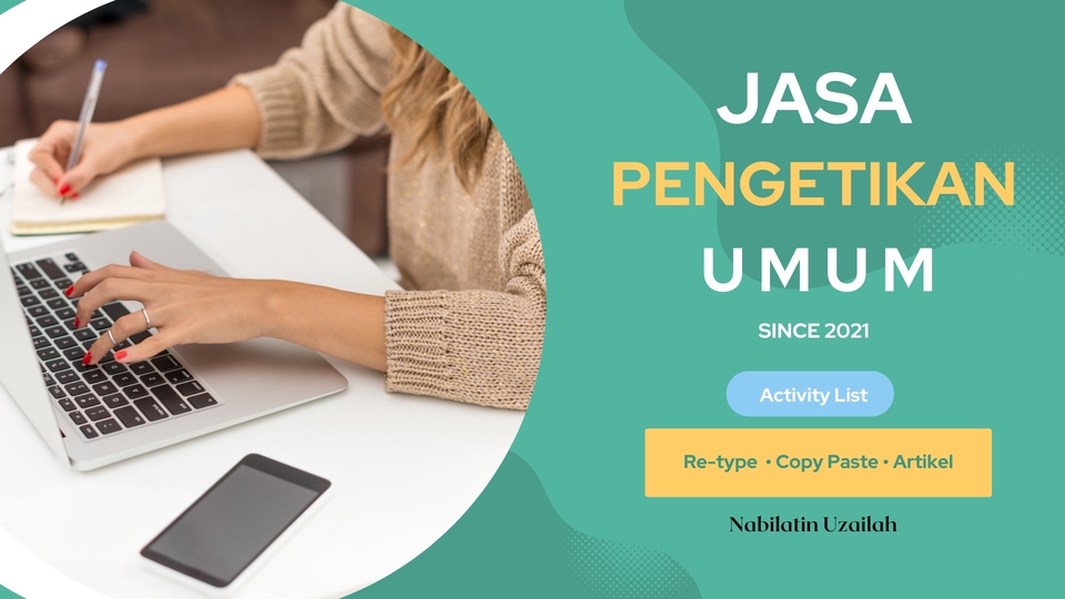 Pengetikan Umum - JASA PENGETIKAN UMUM, RE-TYPING BAHASA INDONESIA DAN BAHASA INGGRIS - 1