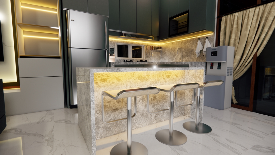 3D & Perspektif - Desain 3d Interior untuk Hunian & Komersial impian anda - 6