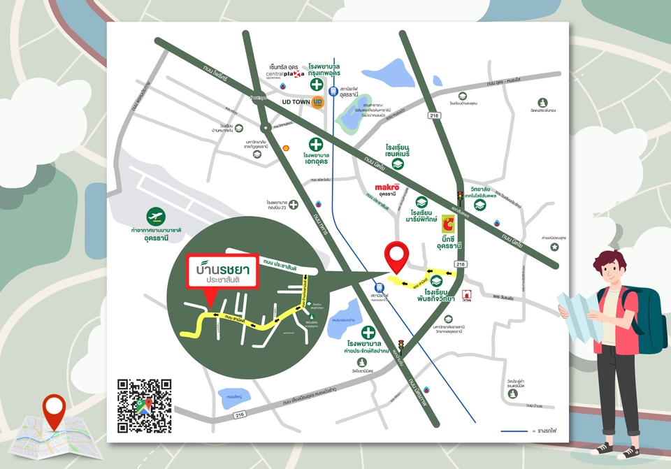 วาดแผนที่ - รับออกแบบ แผนที่ Map แผนผัง ผังขายโครงการ เส้นทางร้านค้า และอื่นๆ - 19