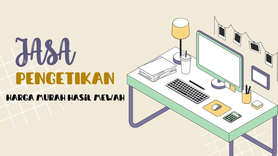 Pengetikan Umum - Menerima jasa pengetikan makalah, laporan, input data, dll - 1