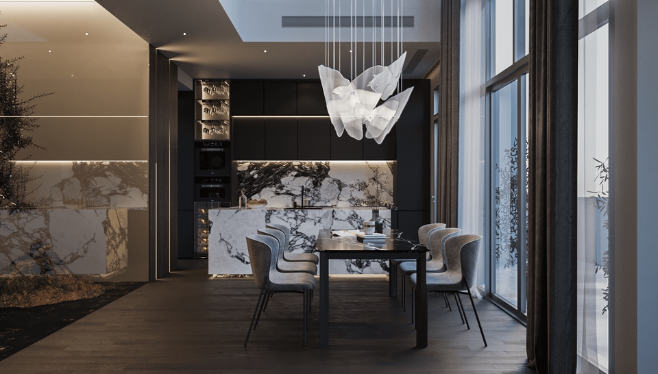 3D Perspective - รับทำภาพ 3D Perspective Interior // ออกแบบตกแต่งภายใน (3Dmaxs) // 3d visualizer - 4