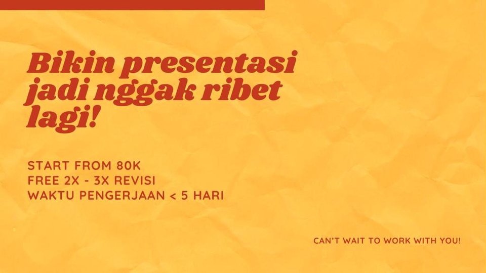 Presentasi - Desain persentasi slide show untuk meeting dengan client / atasan - 1