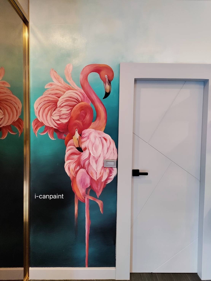 ออกแบบตกแต่งภายในและภายนอก - รับวาดภาพเพ้นท์ผนังเพื่อการตกแต่ง (Wall Painting) - 22