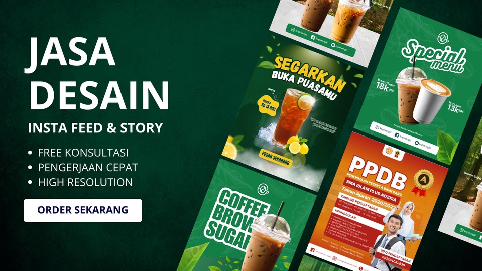 Banner Online - Desain feed & Story Instagram untuk UMKM - 1