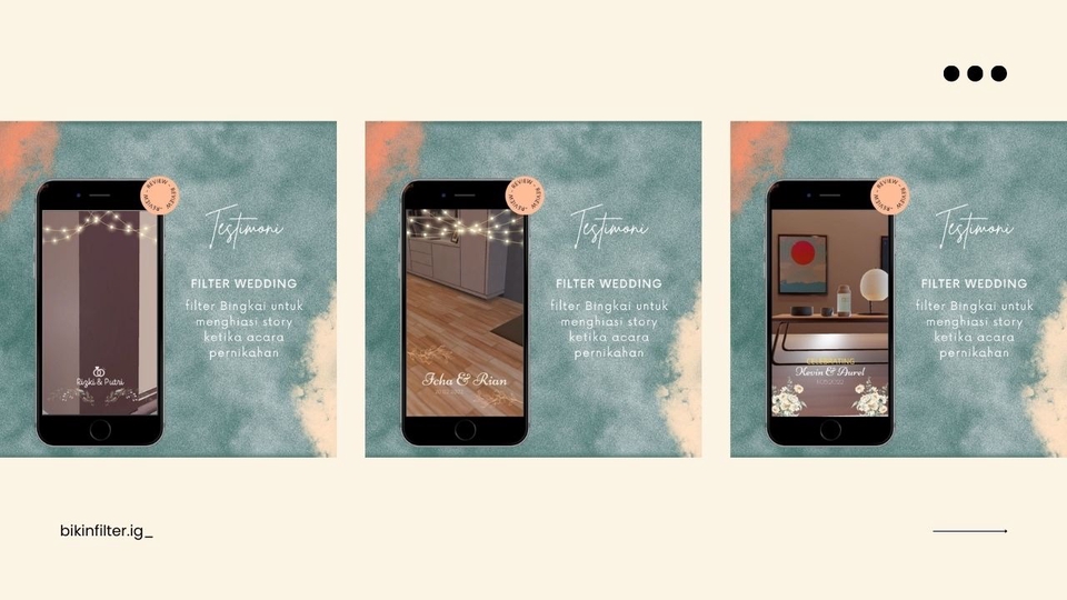 Jasa Lainnya di Desain Grafik - Filter Wedding