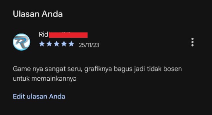 Memberi Review - Jasa Review Game/Aplikasi di Playstore - 2