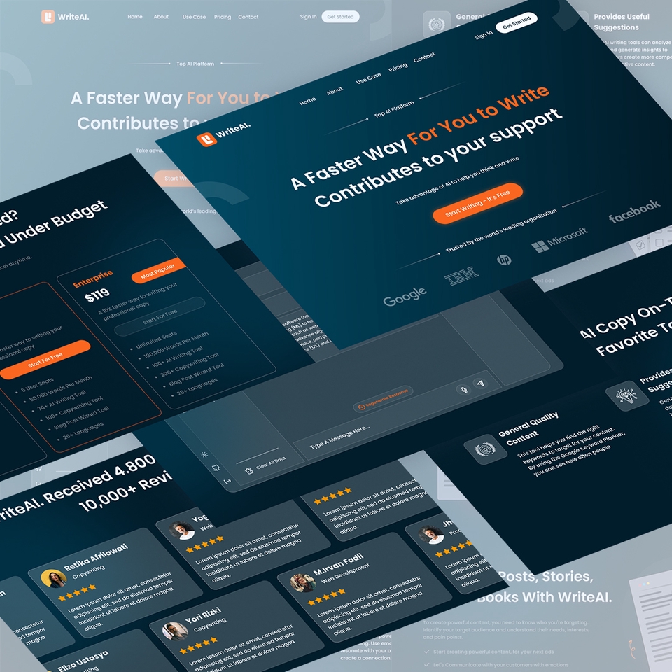 Modern UI/UX Design Profesional Web Aplikasi