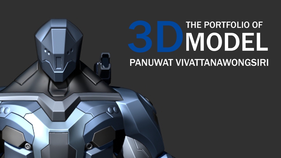 ทำโมเดล 3D - รับทำ 3D โมเดล และ เท็กเจอร์ สำหรับงานต่างๆ เช่น เกม โฆษณา หนัง การ์ตูน เป็นต้น - 1