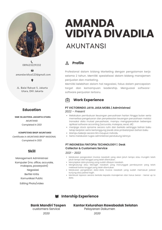 Portfolio & Resume - CV & PORTOFOLIO DESIGN - 5