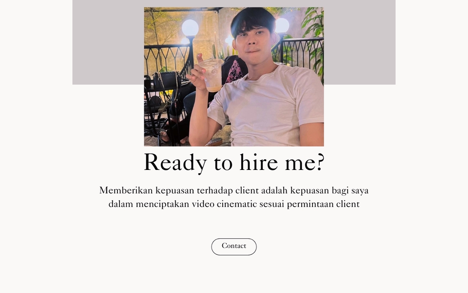 Freelance video editor berpengalaman dalam pengeditan video cinematic sesuai permintaan klien.
