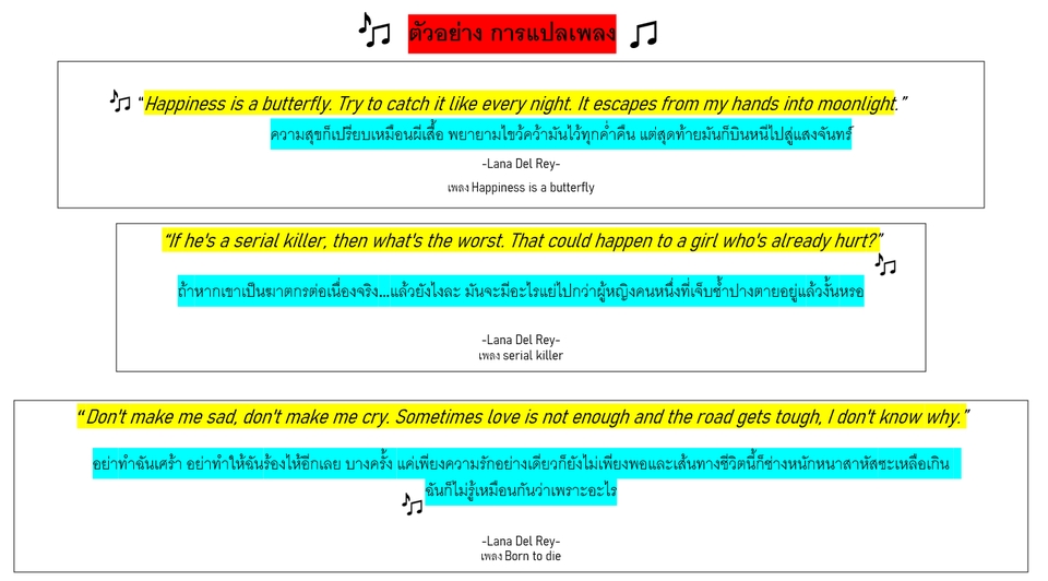 แปลภาษา - แปลงานคู่ภาษา (Eng-Thai), (Thai-Eng) - 3