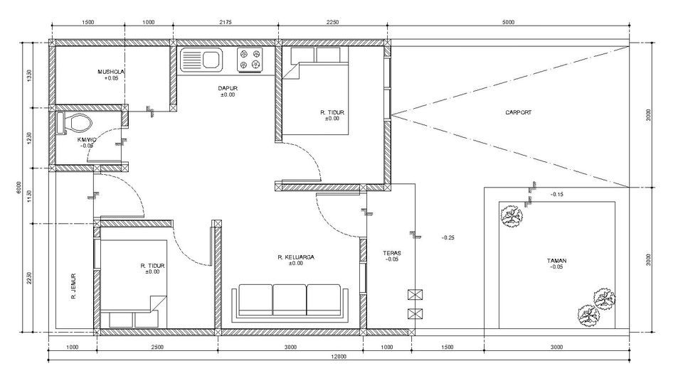 CAD Drawing - Jasa design rumah tinggal - 1