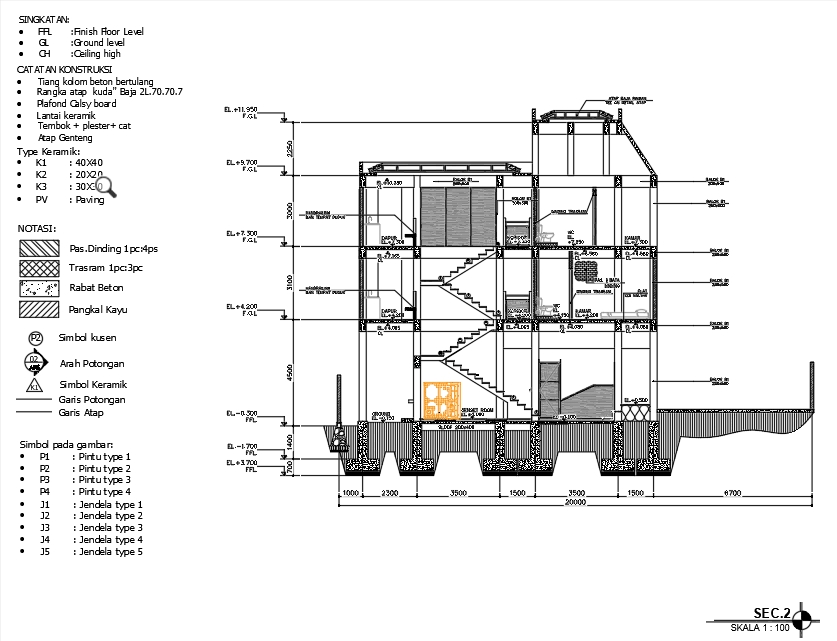 Jasa drafter arsitek dan interior, pembuatan gambar autocad untuk desain rumah dengan detail lengkap.