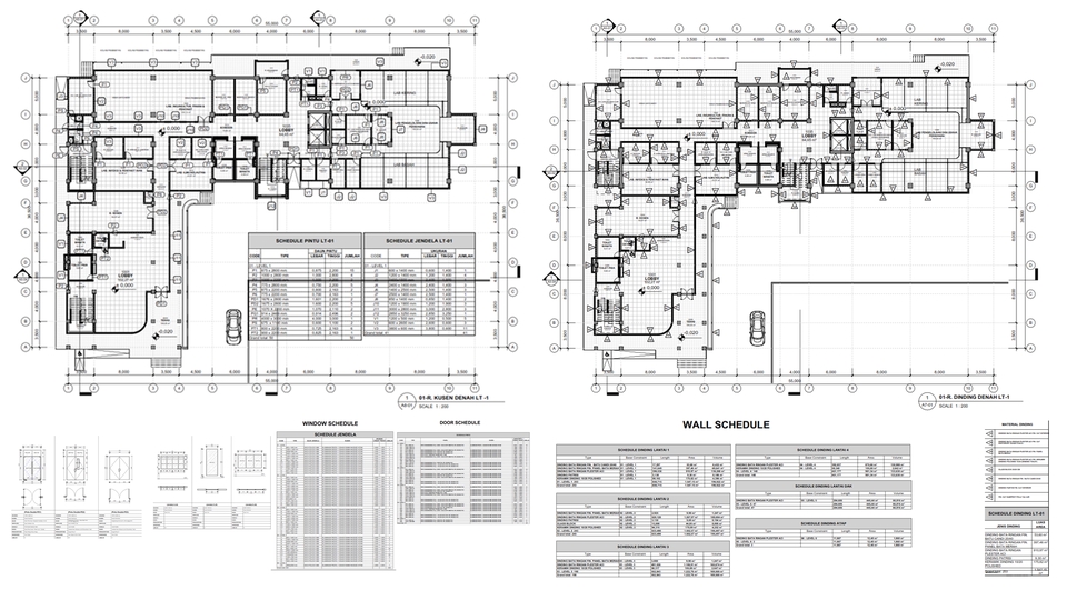 CAD Drawing - Jasa drafting DED (Gambar Kerja) BIM Revit Modeling Arsitektur - 5