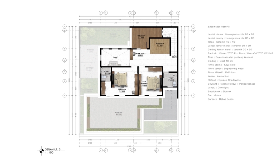 CAD Drawing - Gambar DED (detail engineering design) arsitektural & struktural - 21