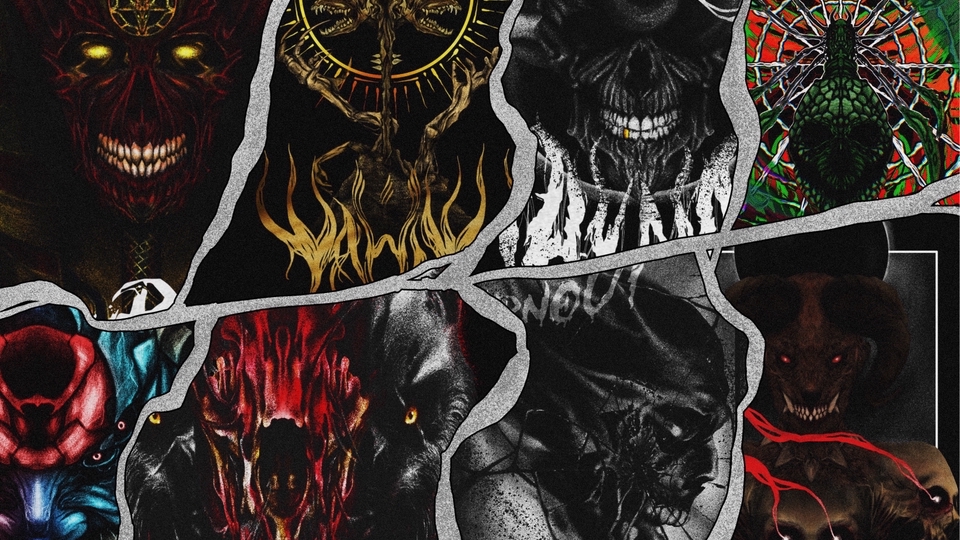 Gambar dan Ilustrasi - Illustrasi dark art untuk desain kaos, kover album dan logo. - 3