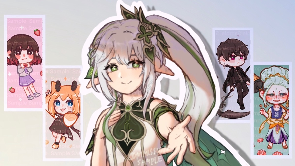 วาดภาพการ์ตูน - รับวาดรูปลงสีตัวละครการ์ตูนสไตล์อนิเมะ ✏️💖 - 1