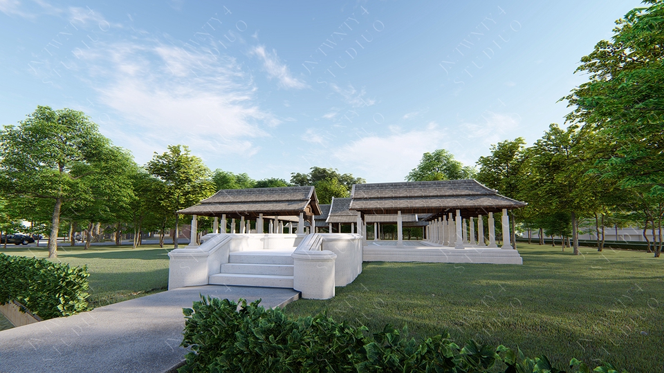 3D Perspective - บริการ 3D rendering ภาพ Perspective ผังโครงการ (Bird eye view) /ภายนอก/ภายใน - 3