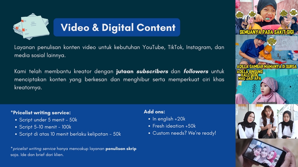 Penulisan Konten - Pengembangan Konsep & Penulisan Kreatif: Video Konten, Film, Iklan, dan Corporate - 4