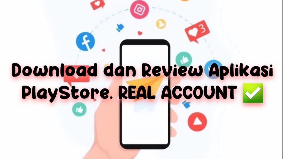 Memberi Review - Jasa Download dan Review Aplikasi Playstore 100% REAL Akun Sendiri bukan BOT - 1