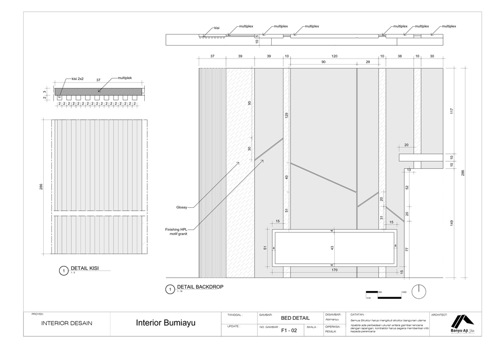 CAD Drawing - Interior dan Furnitur Drafting - 9