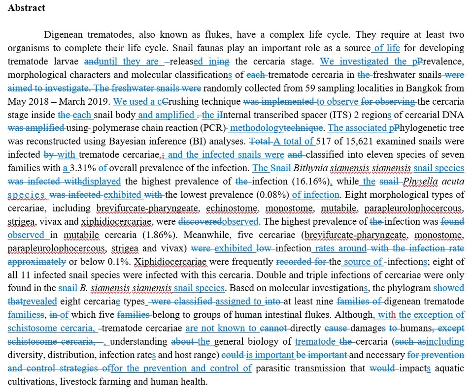 พิสูจน์อักษร - พิสูจน์อักษรภาษาอังกฤษ - English Proofreading and Editing - 3