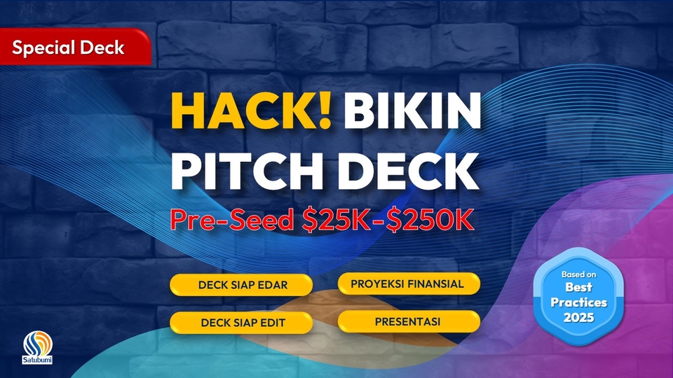 Jasa Konsultan Bisnis untuk Startup dan UKM - Pembuatan Pitch Deck Investasi