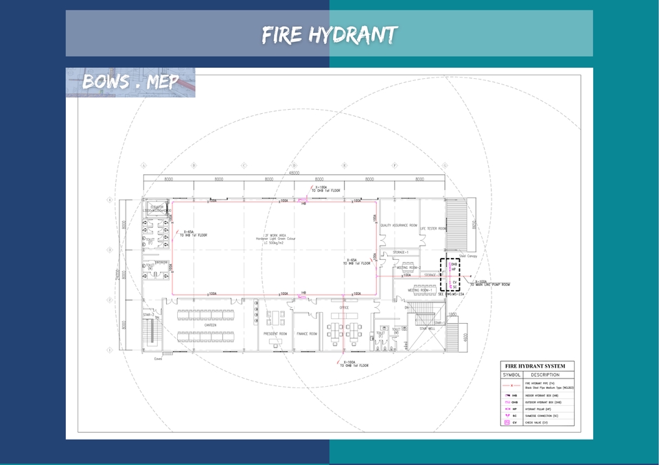 CAD Drawing - Desain Gambar 2D MEP M.E Mechanical & Electrical - 9