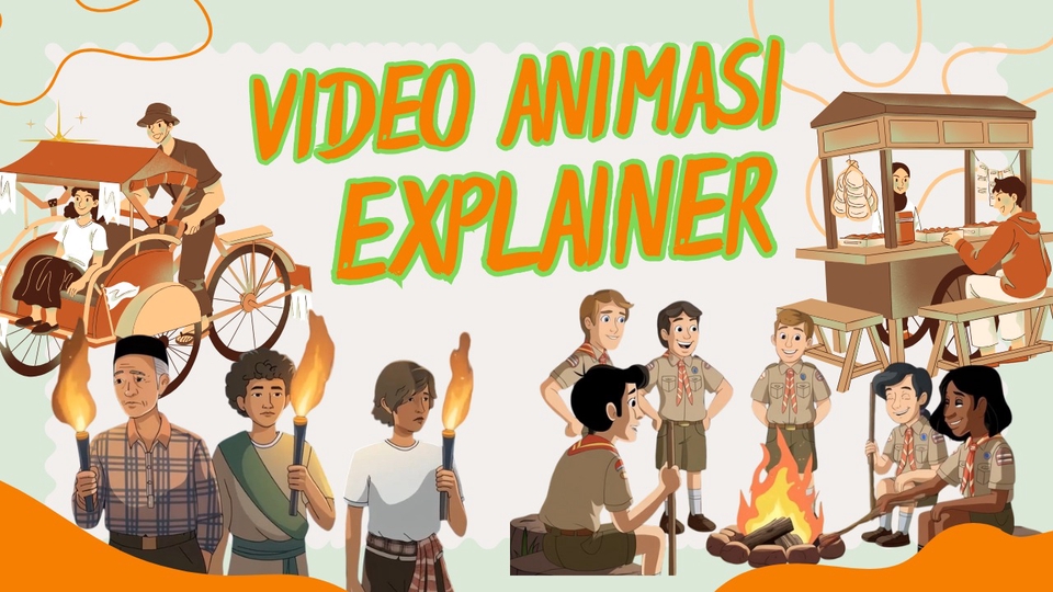 Jasa Pembuatan Motion Graphic & Animasi Explainer - Pembuatan Video Explainer Animasi, Infographic, Peta, dll