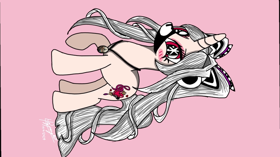 แฟนอาร์ตการ์ตูนน่ารักสีชมพู วาดรูปแฟนอาร์ตการ์ตูน แฟนอาร์ตเกาหลี วาดแฟนอาร์ต รับวาด fanart