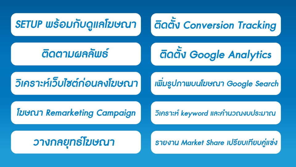 Google ads & Youtube ads - รับทำ Google Ads ให้กับเว็บไซต์ เพื่อเพิ่มยอดขายให้กับธุรกิจของคุณ - 5