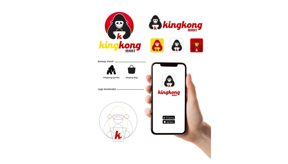 Desain logo keren untuk bisnis online shop dan toko online, jasa desain logo profesional dan murah.