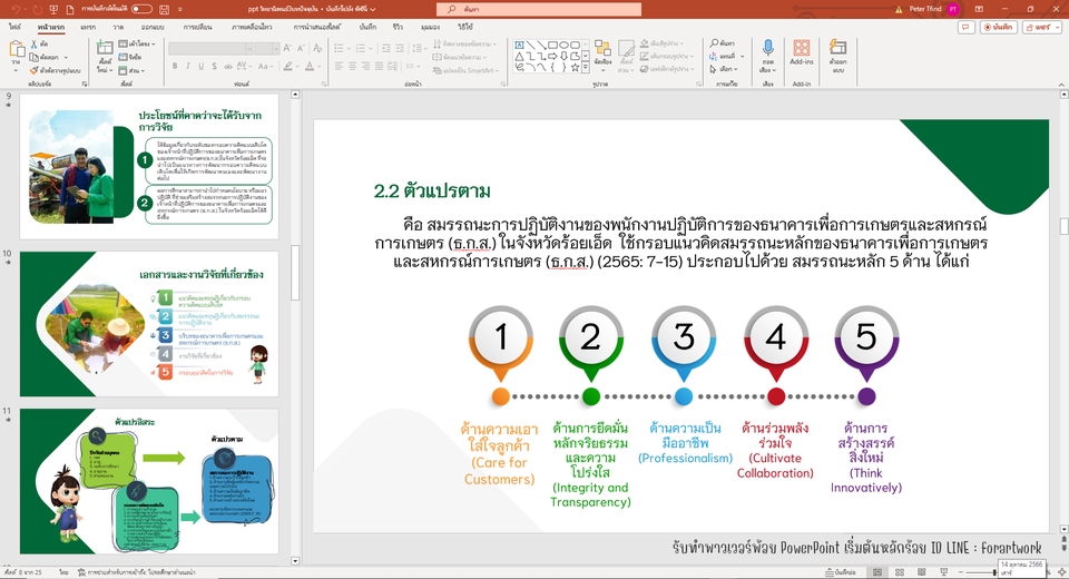 รับทำ presentation แผนธุรกิจ สร้างพรีเซนเทชั่น งานนำเสนอ