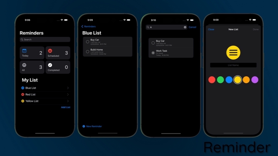 Jasa Pembuatan & Pengembangan Aplikasi Android - Reminders App DLL