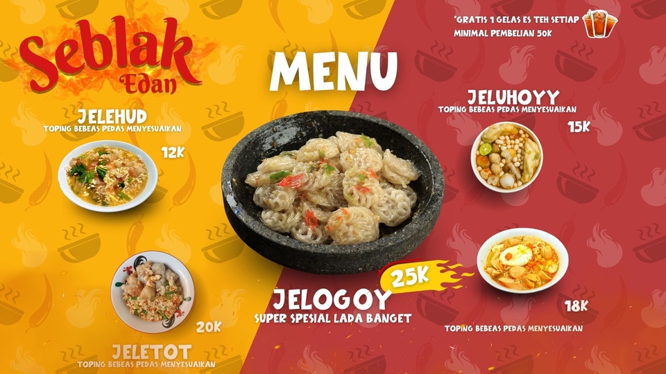 Poster Menu Desain Produk