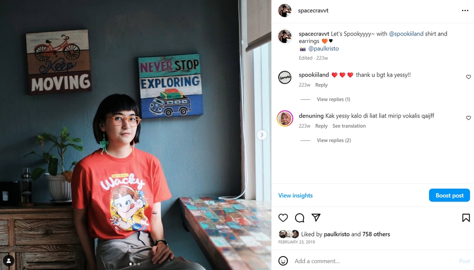 Selebgram/ Socmed - Endrose atau Review Produk - 24