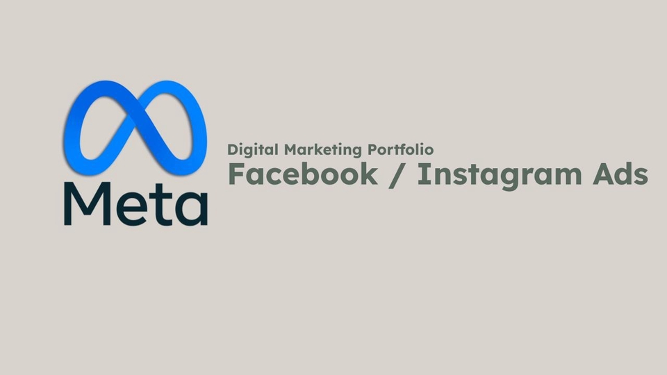 Digital Marketing - Digital Marketing - Facebook/Instagram Ads - 1