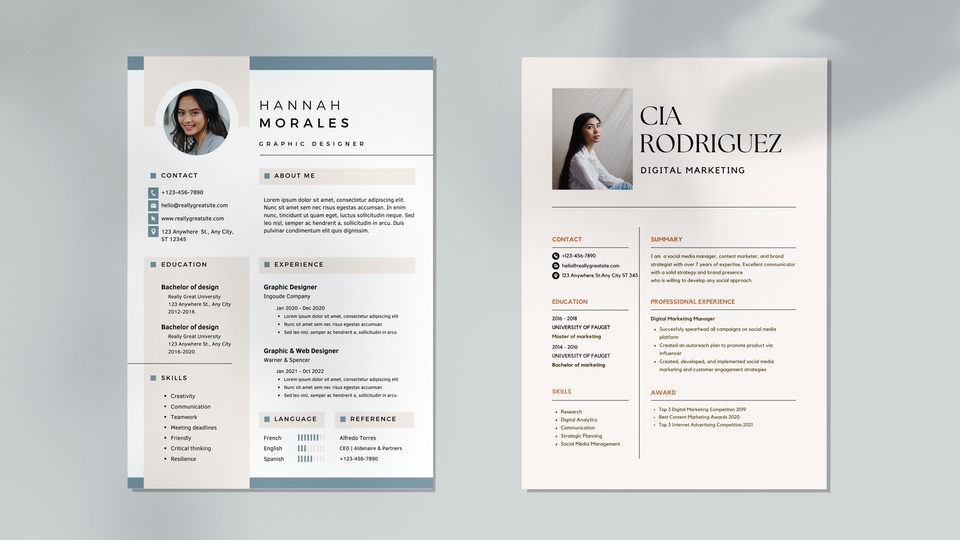Portfolio & Resume - รับทำ Resume แก้ได้ไม่จำกัดจำนวนครั้ง รับประกันความพึงพอใจ - 3
