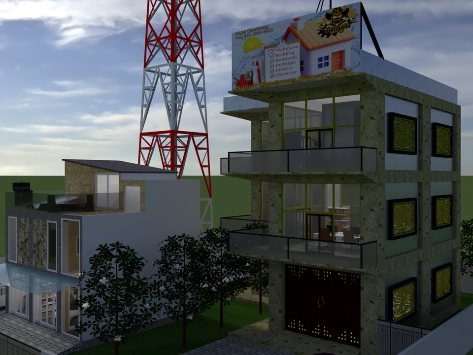 Jasa drafter arsitek dan interior murah. Gambar autocad 3D desain rumah dan gedung. Drafter freelance berpengalaman.