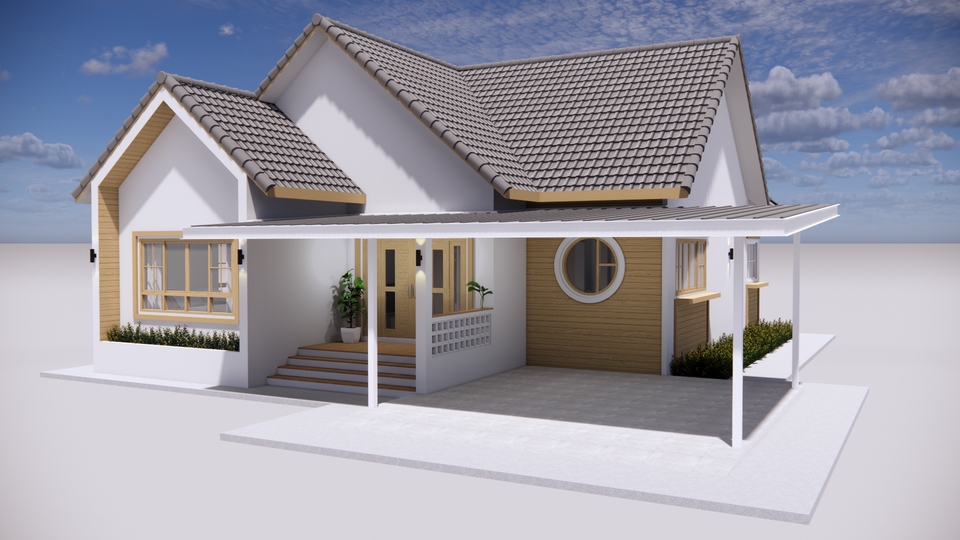 ออกแบบตกแต่งภายในและภายนอก - Ly-zen Architecture DESIGN PLAN / 3D / PERSPECTIVE / DRAWING - 8