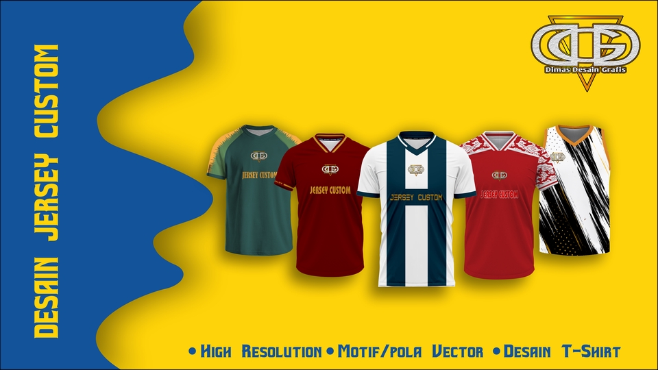 Desain Kaos & Motif - jersey/T-Shirt - 2