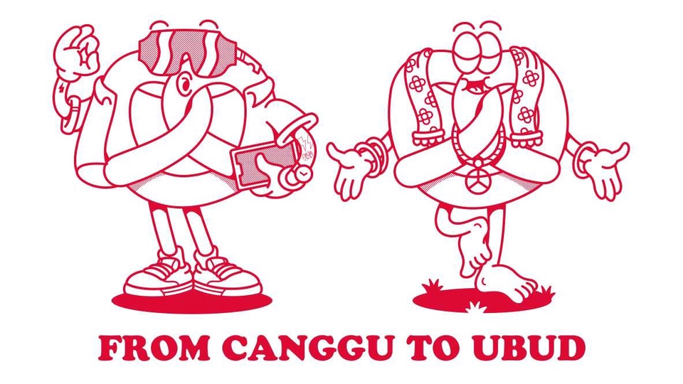 Desain kaos custom dan desain kaos distro di Bali, Canggu dan Ubud.